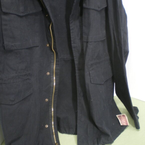 Arizona Jean Company Black Long Light Zippered Jacket, Size XL - Picture 4 of 11